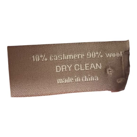 MIR Wool Cashmere Blend Rectangular Scarf Orange Women's One Size Accessory Boho - Picture 7 of 7